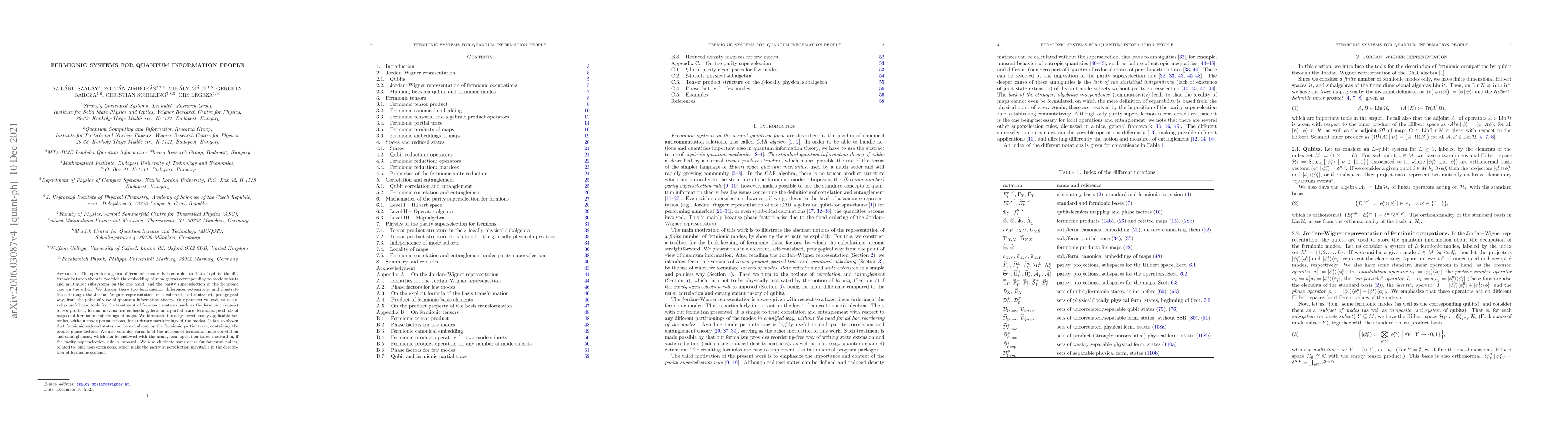 Thumbnail for Fermionic systems for quantum information people