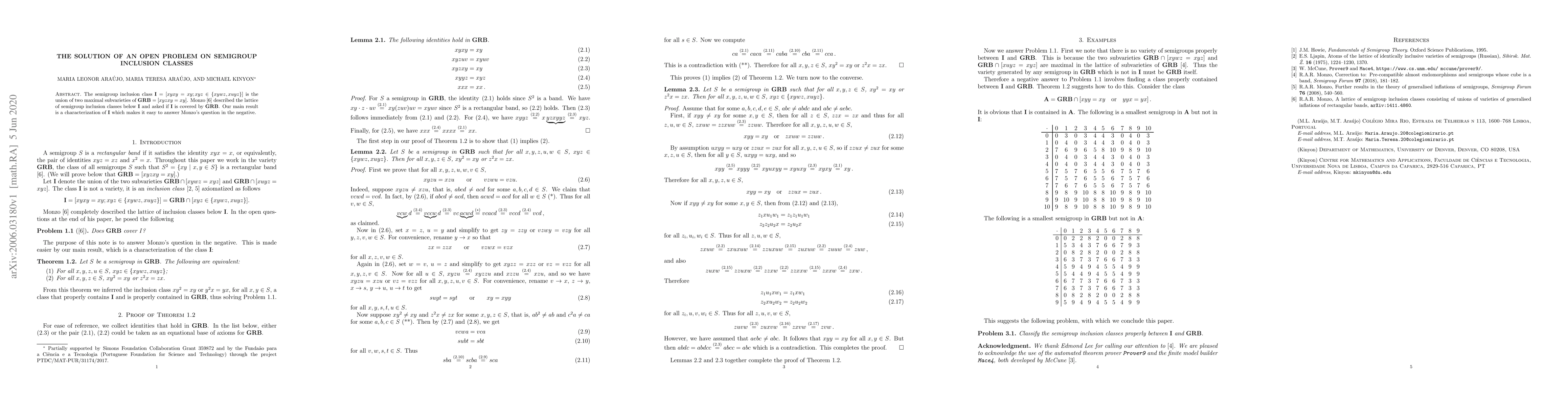 Thumbnail for The solution of an open problem on semigroup inclusion classes