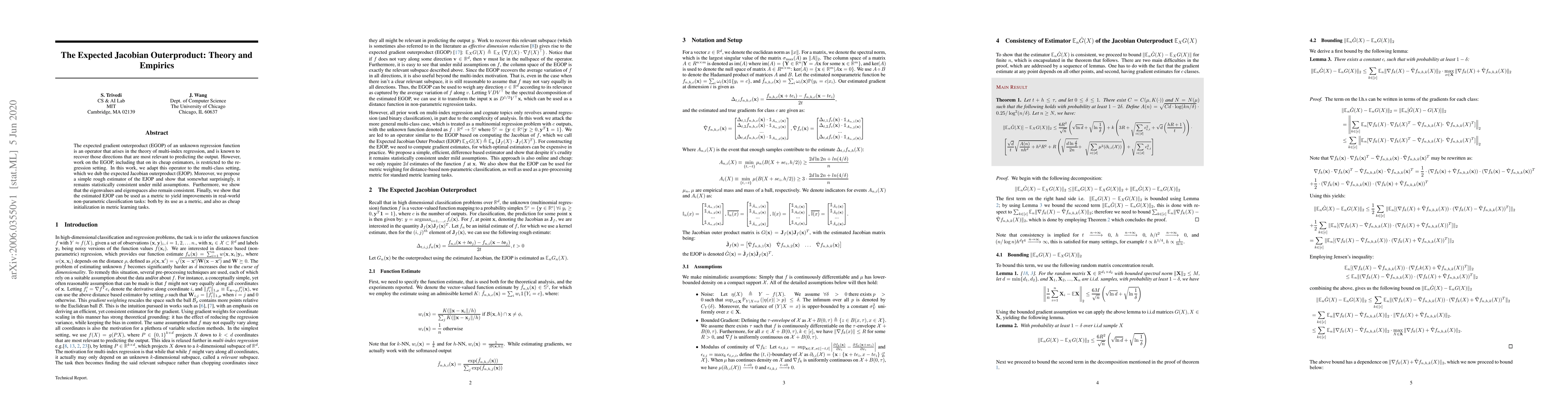 Thumbnail for The Expected Jacobian Outerproduct: Theory and Empirics