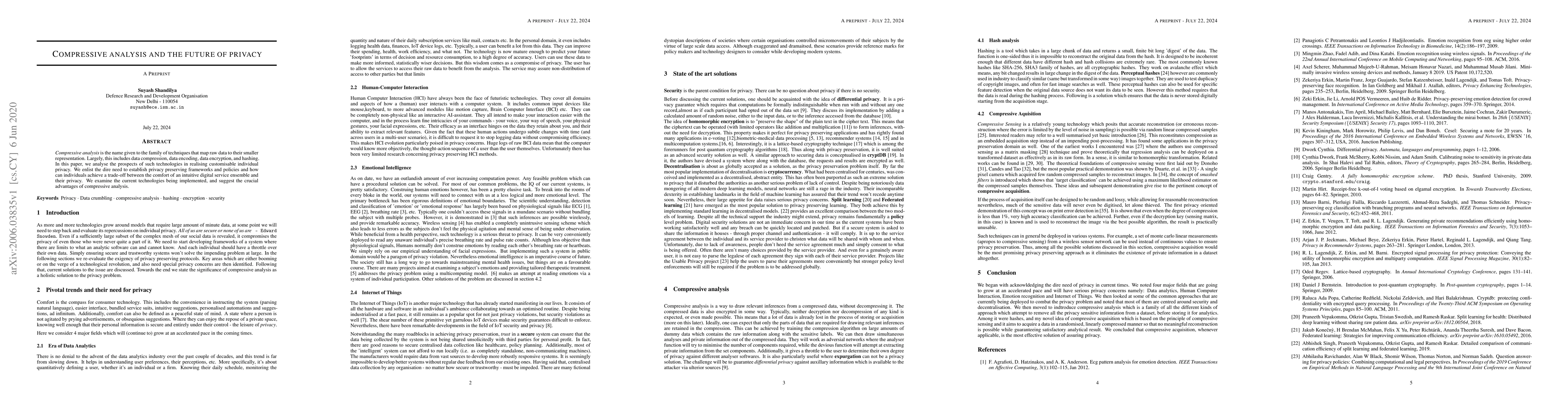 Thumbnail for Compressive analysis and the Future of Privacy