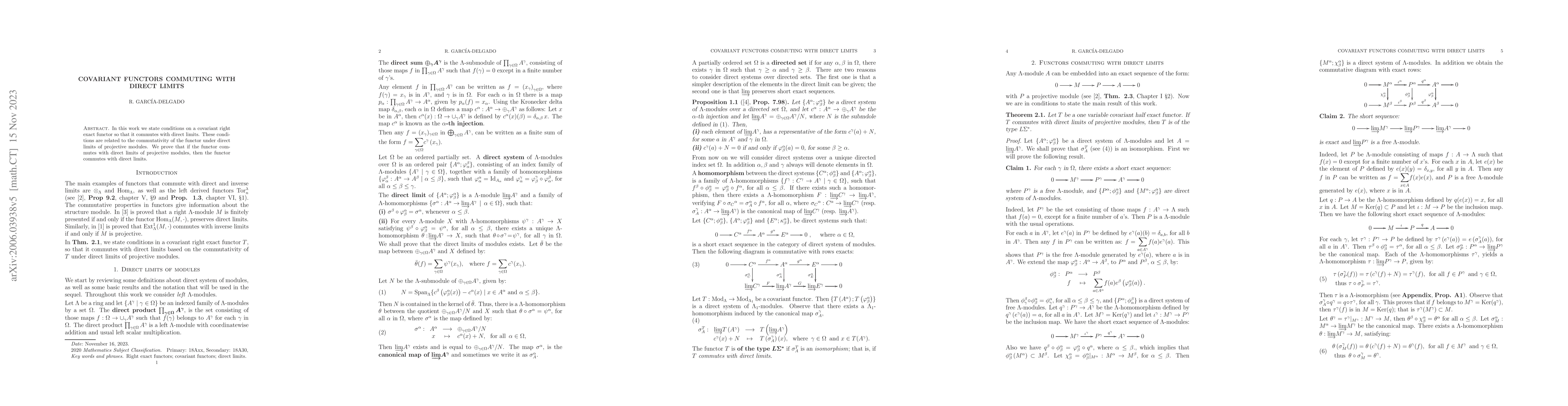Thumbnail for Covariant functors commuting with direct limits