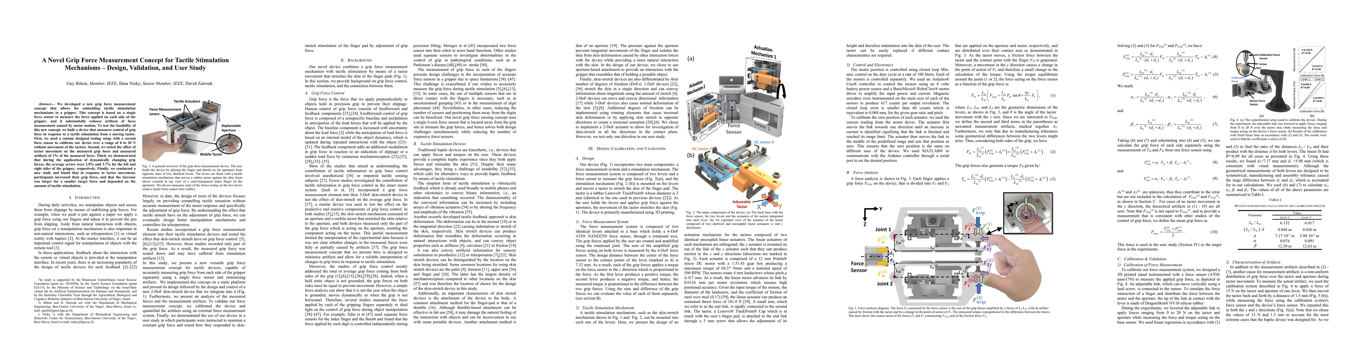 Thumbnail for A Novel Grip Force Measurement Concept for Tactile Stimulation
  Mechanisms -- Design, Validation, and User Study