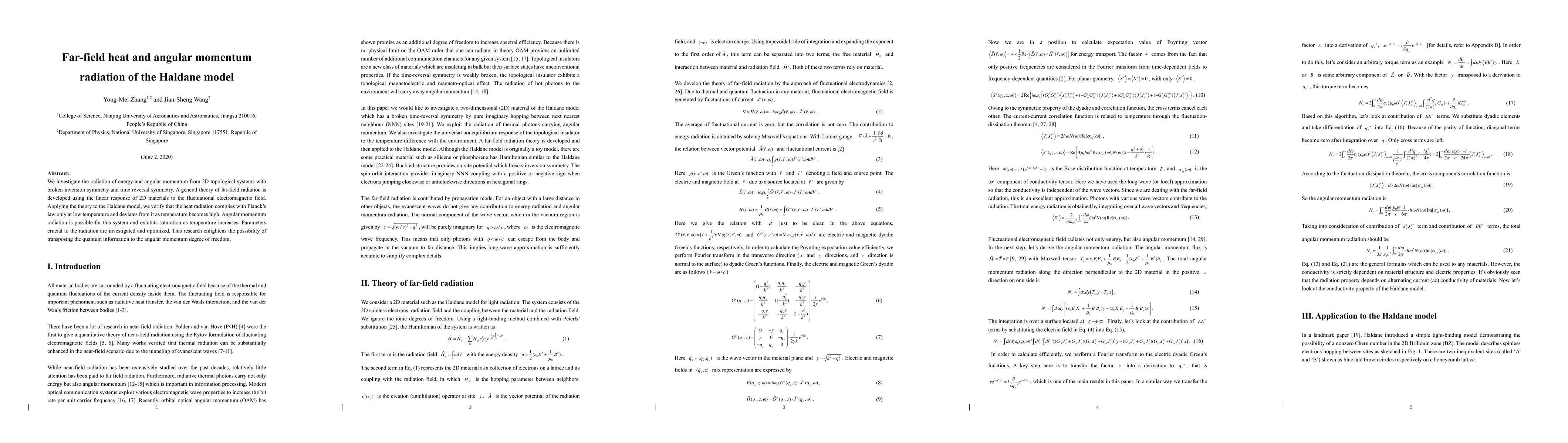 Thumbnail for Far-field heat and angular momentum radiation of the Haldane model