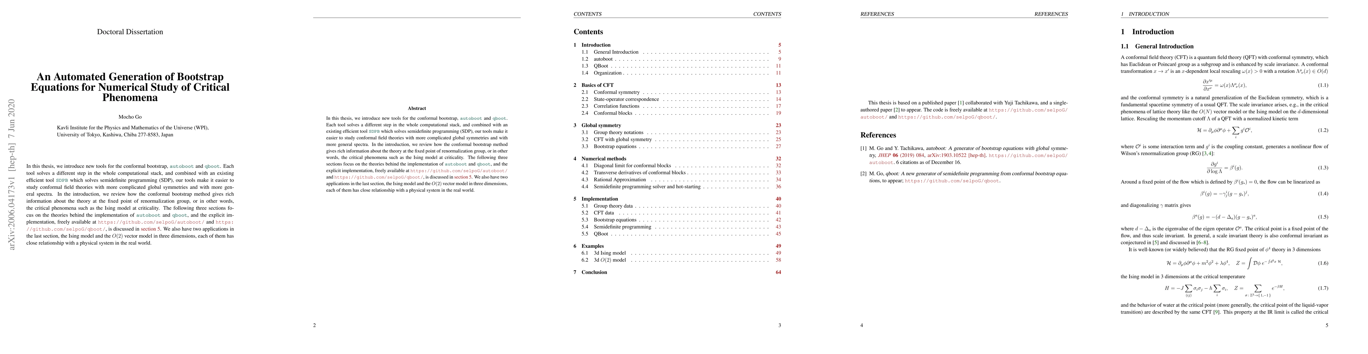 Thumbnail for An Automated Generation of Bootstrap Equations for Numerical Study of
  Critical Phenomena