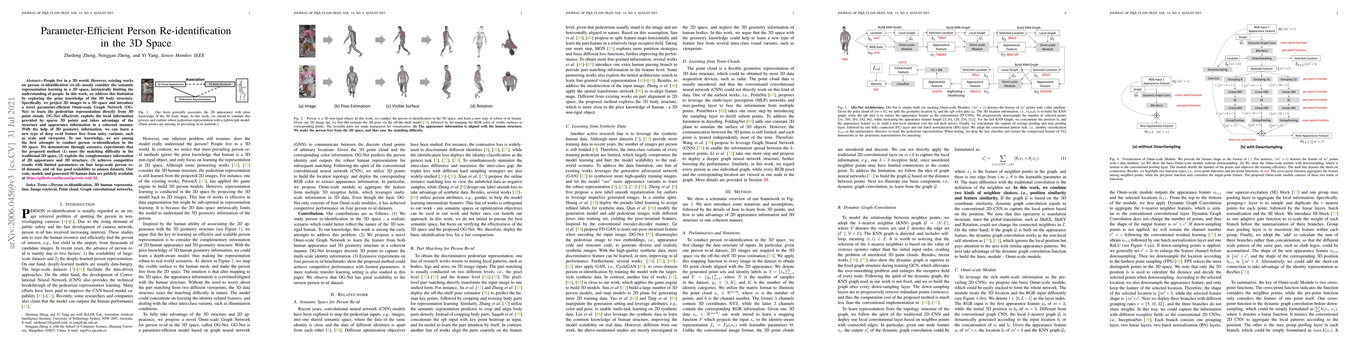 Thumbnail for Parameter-Efficient Person Re-identification in the 3D Space
