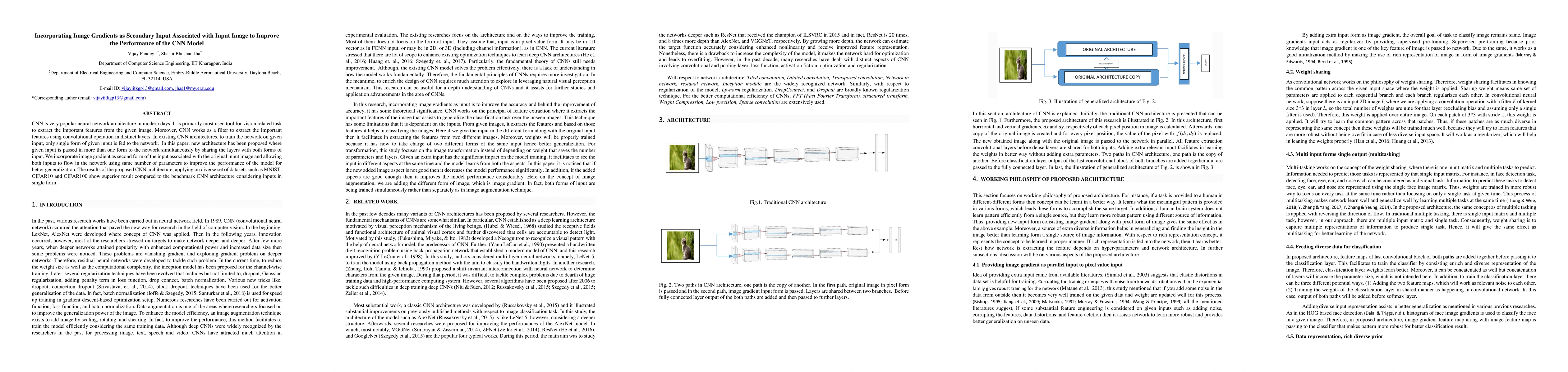 Thumbnail for Incorporating Image Gradients as Secondary Input Associated with Input
  Image to Improve the Performance of the CNN Model