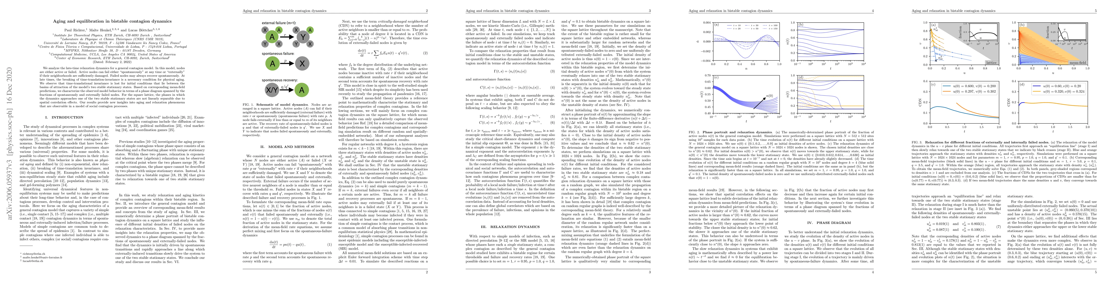 Thumbnail for Aging and equilibration in bistable contagion dynamics