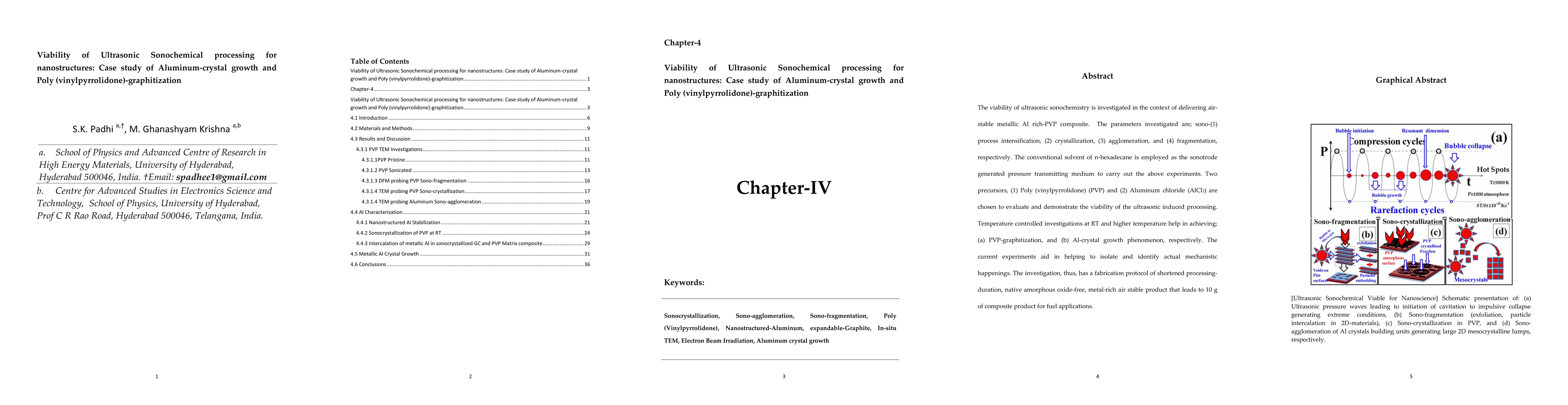 Thumbnail for Viability of Ultrasonic Sonochemical processing for nanostructures: Case
  study of Aluminum-crystal growth and Poly (vinylpyrrolidone)-graphitization
