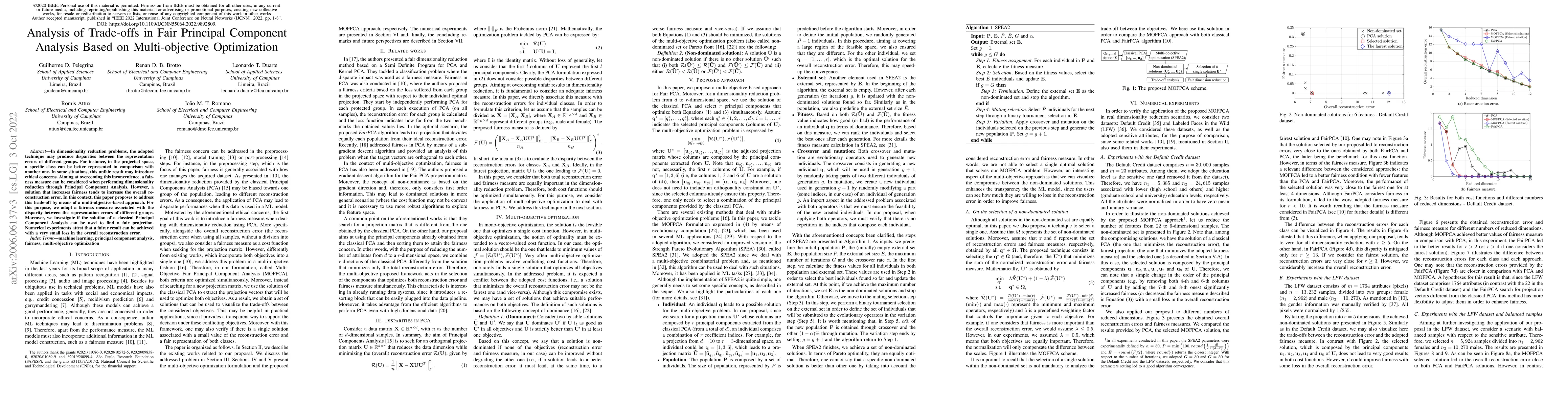 Thumbnail for Analysis of Trade-offs in Fair Principal Component Analysis Based on
  Multi-objective Optimization