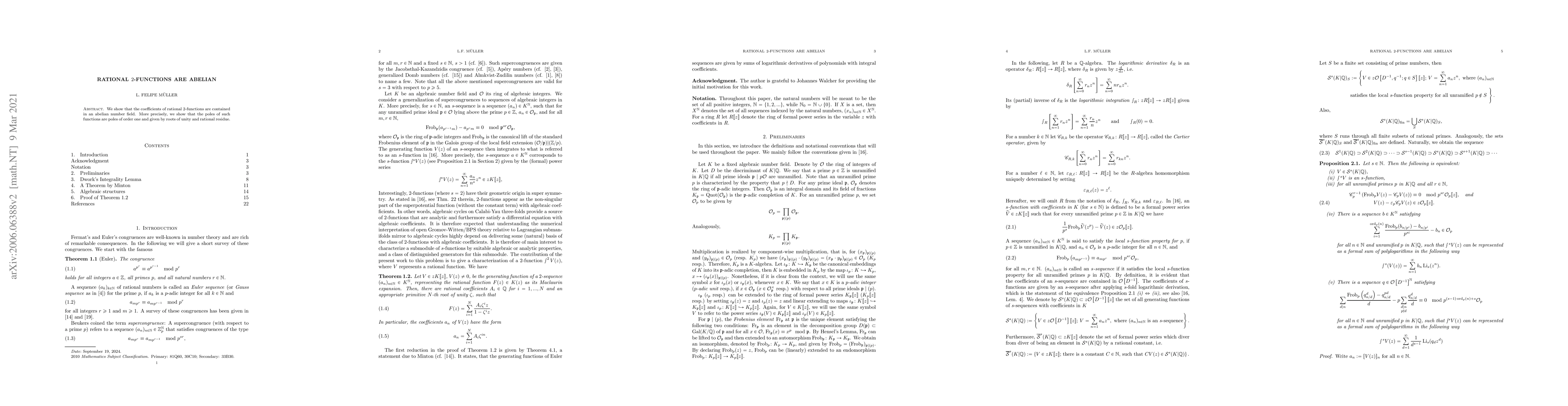 Thumbnail for Rational 2-functions are abelian