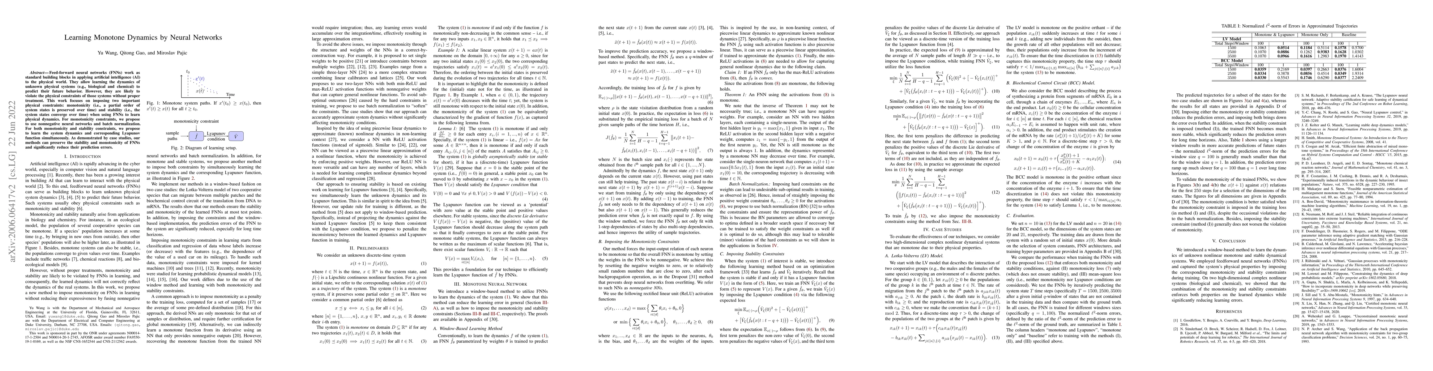 Thumbnail for Learning Monotone Dynamics by Neural Networks
