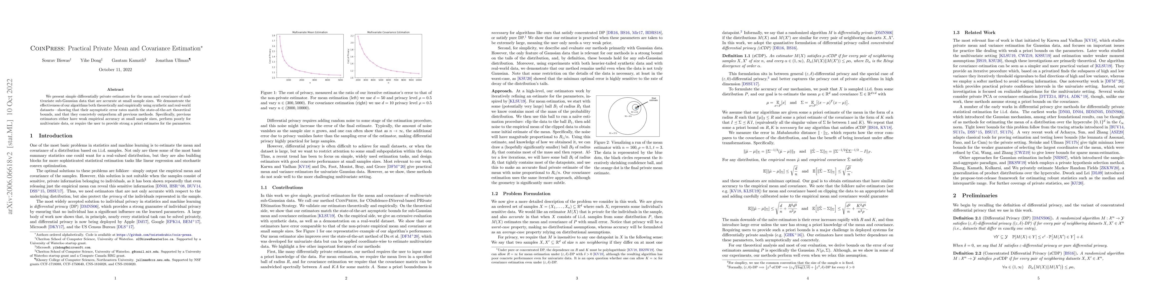 Thumbnail for CoinPress: Practical Private Mean and Covariance Estimation
