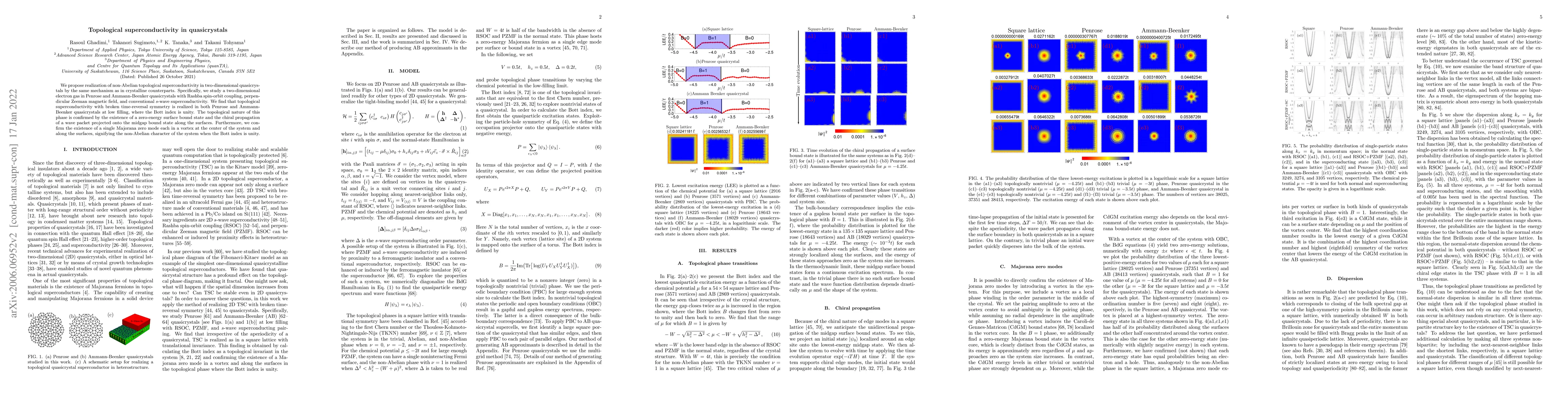 Thumbnail for Topological superconductivity in quasicrystals
