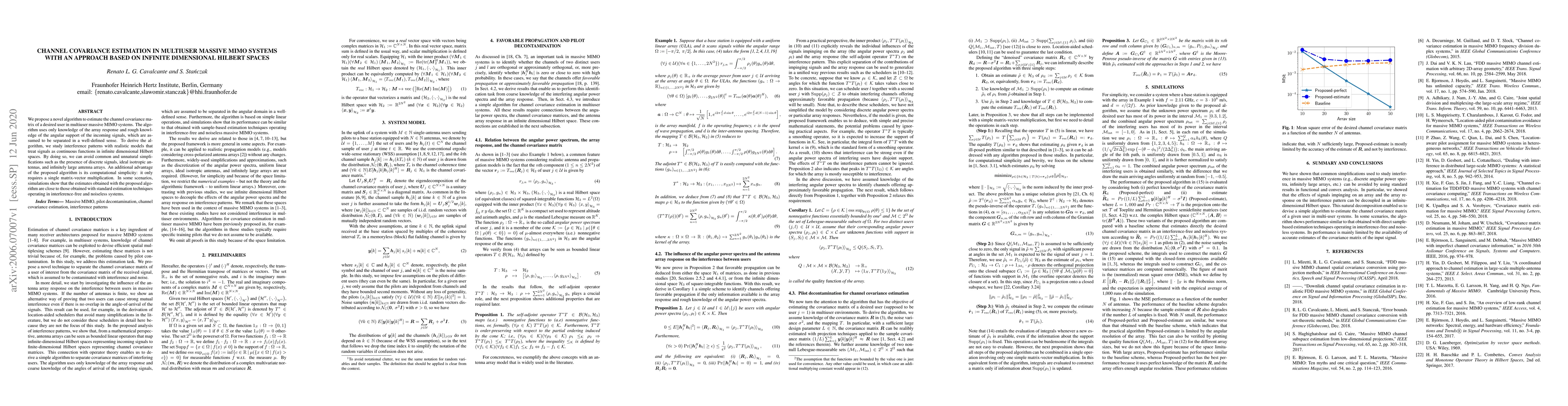 Thumbnail for Channel covariance estimation in multiuser massive MIMO systems with an
  approach based on infinite dimensional Hilbert spaces