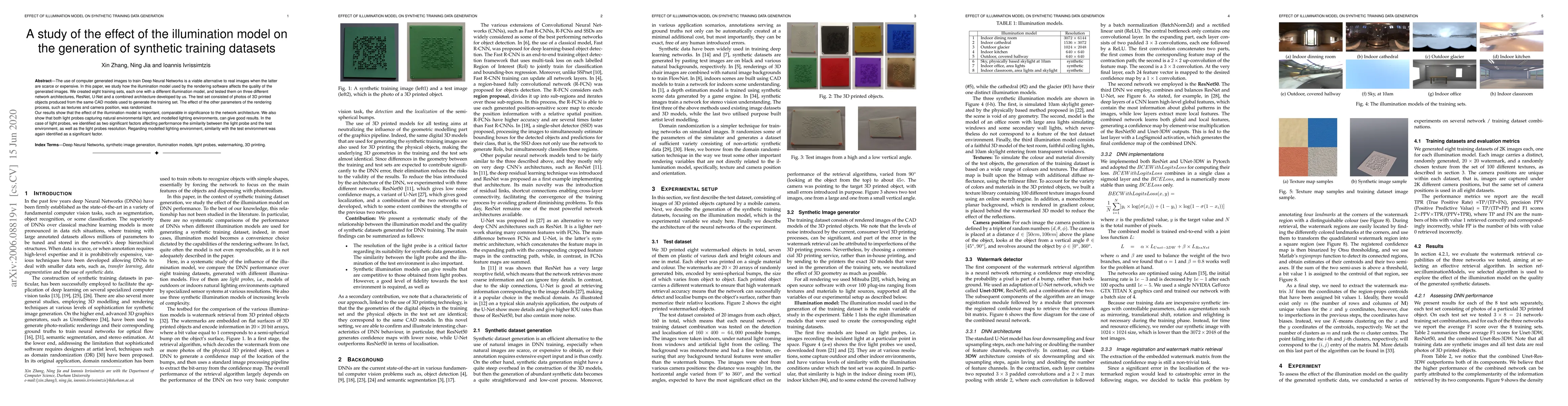 Thumbnail for A study of the effect of the illumination model on the generation of
  synthetic training datasets