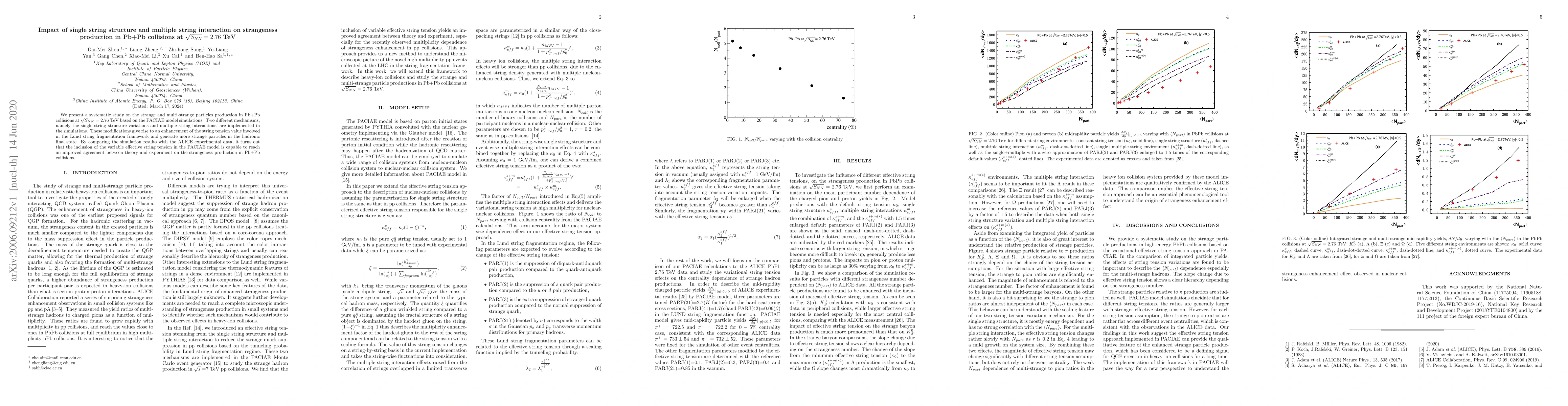 Thumbnail for Impact of single string structure and multiple string interaction on
  strangeness production in Pb+Pb collisions at $\sqrt{S_{NN}} = 2.76$ TeV
