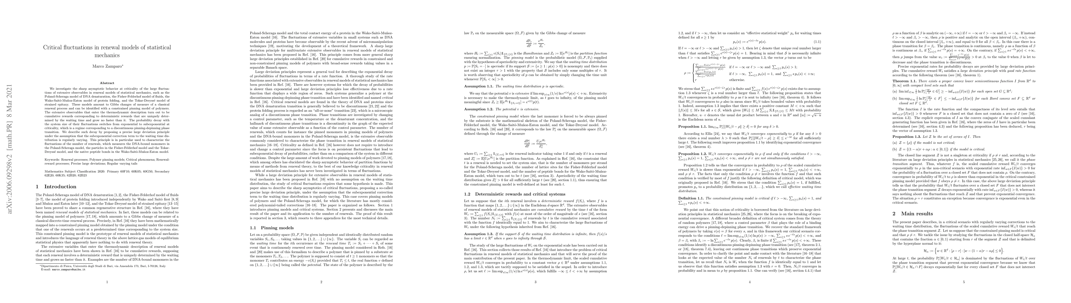 Thumbnail for Critical Fluctuations in Renewal Models of Statistical Mechanics