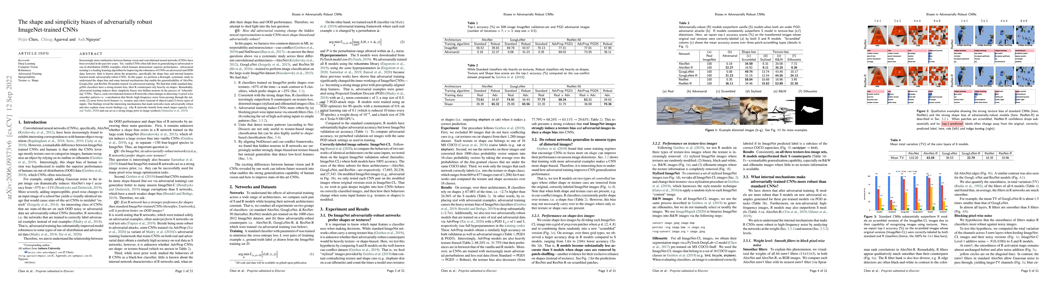 Thumbnail for The shape and simplicity biases of adversarially robust ImageNet-trained
  CNNs