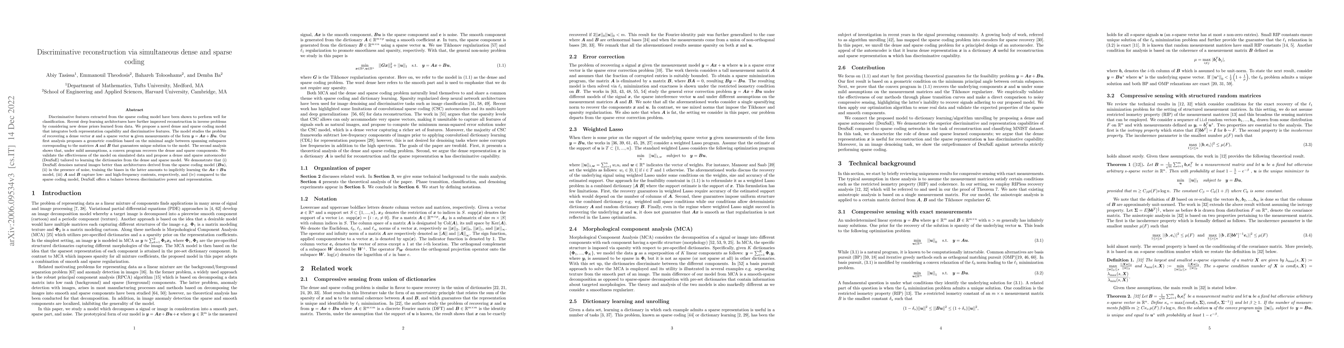 Thumbnail for Towards improving discriminative reconstruction via simultaneous dense
  and sparse coding