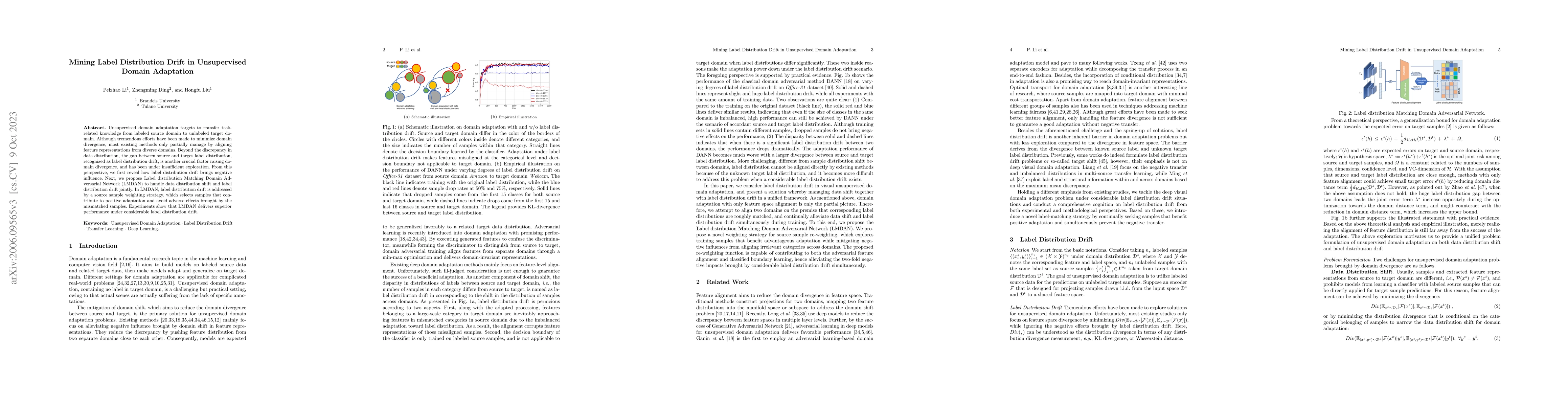 Thumbnail for Mining Label Distribution Drift in Unsupervised Domain Adaptation