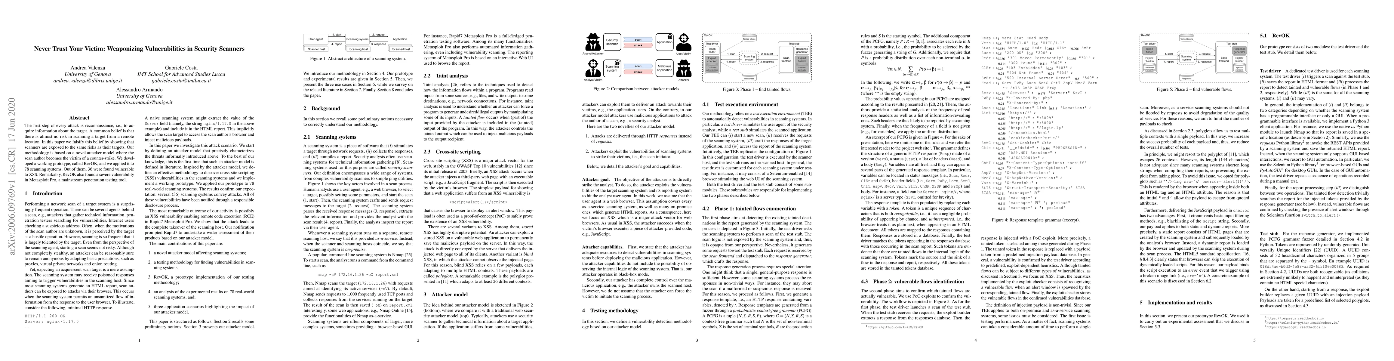 Thumbnail for Never Trust Your Victim: Weaponizing Vulnerabilities in Security
  Scanners