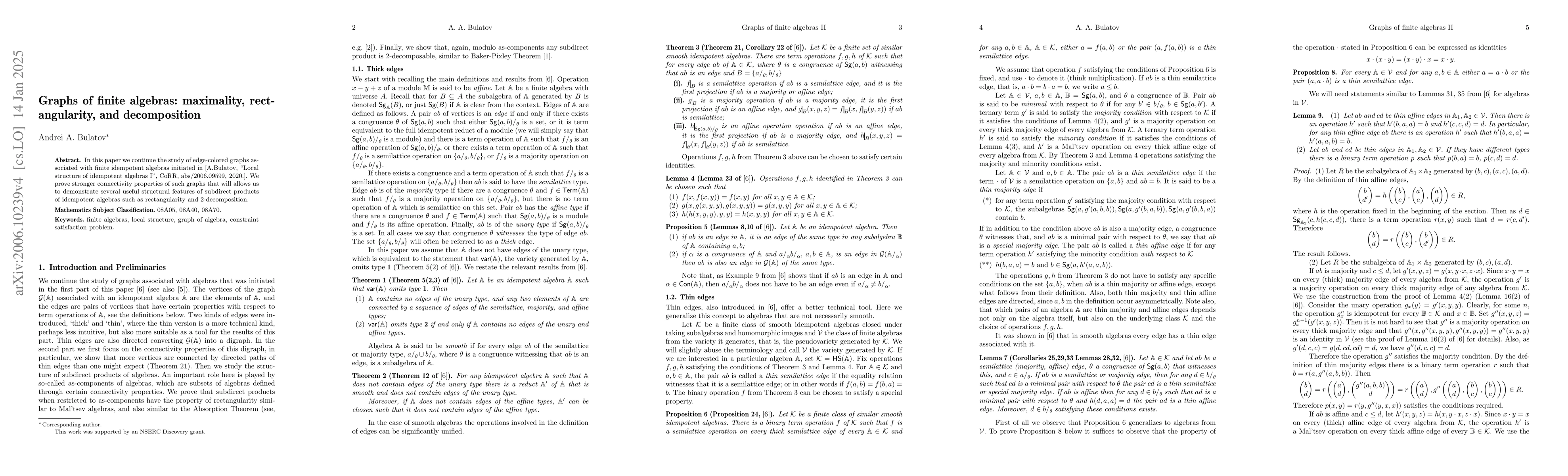 Thumbnail for Local structure of idempotent algebras II