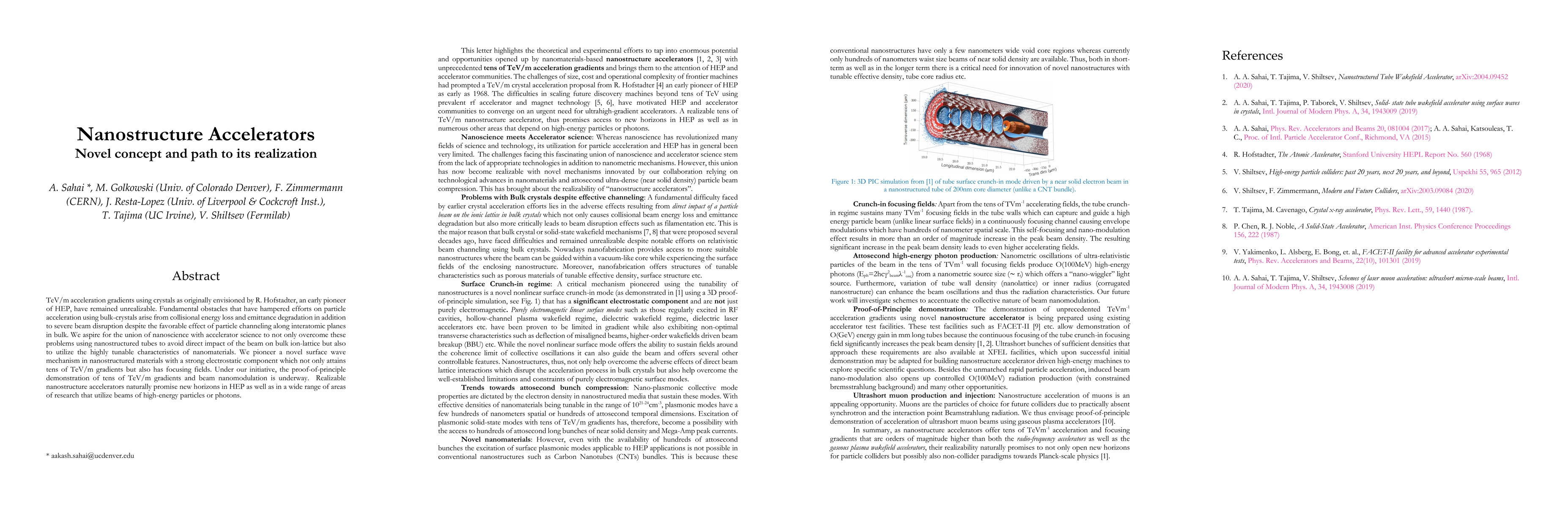 Thumbnail for Nanostructure Accelerators: Novel concept and path to its realization
