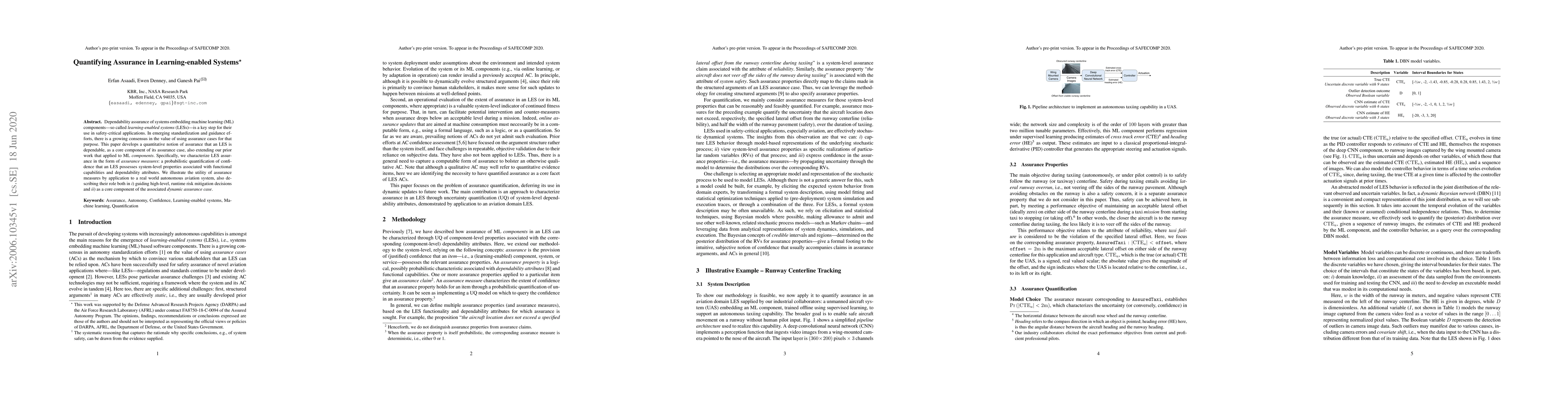 Thumbnail for Quantifying Assurance in Learning-enabled Systems