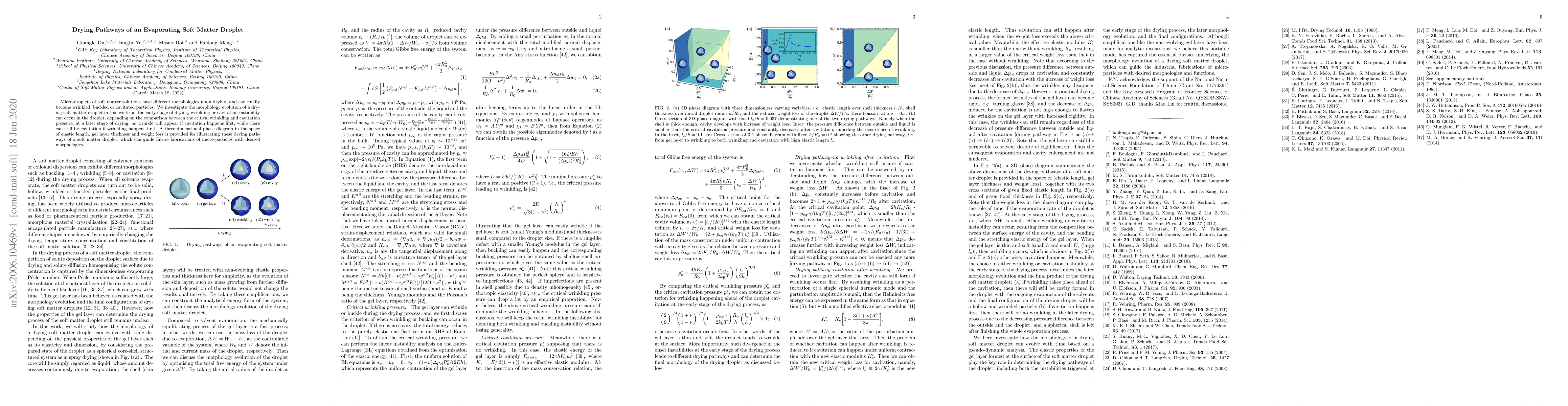 Thumbnail for Drying Pathways of an Evaporating Soft Matter Droplet