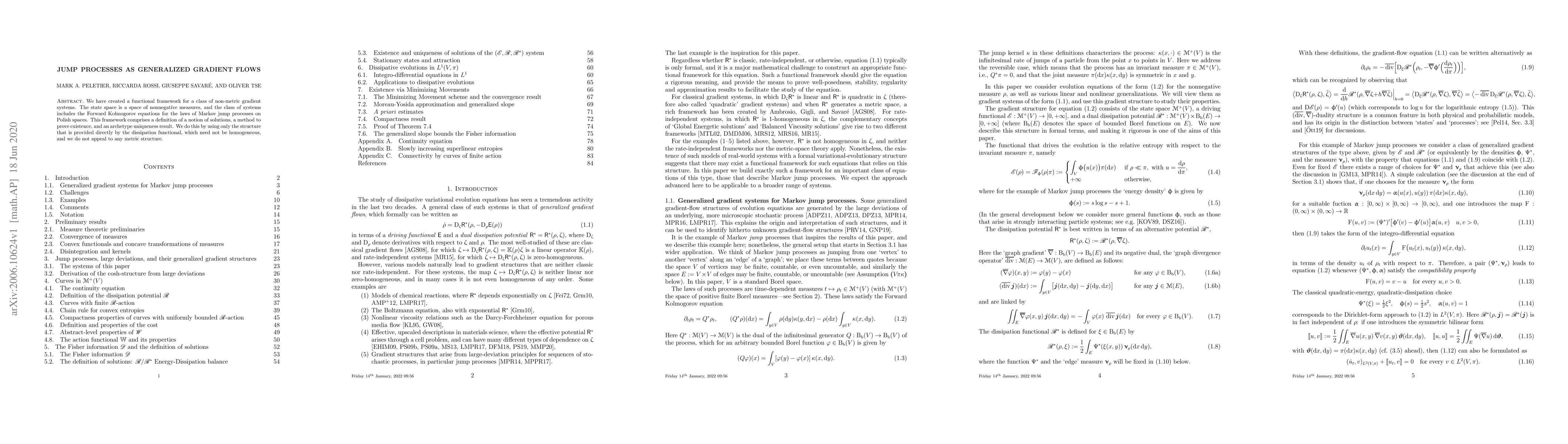 Thumbnail for Jump processes as Generalized Gradient Flows