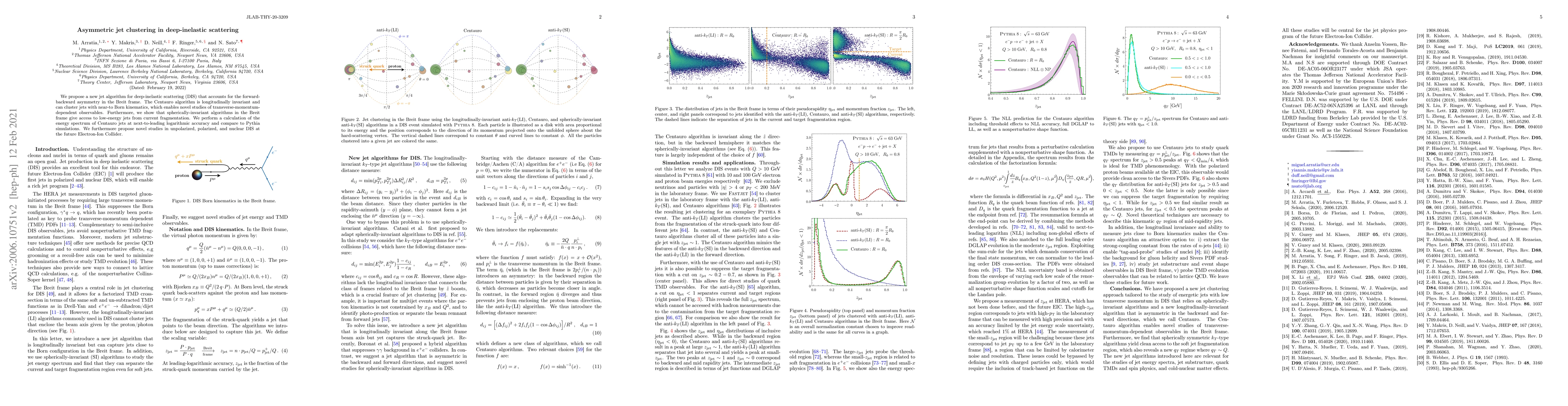 Thumbnail for Asymmetric jet clustering in deep-inelastic scattering