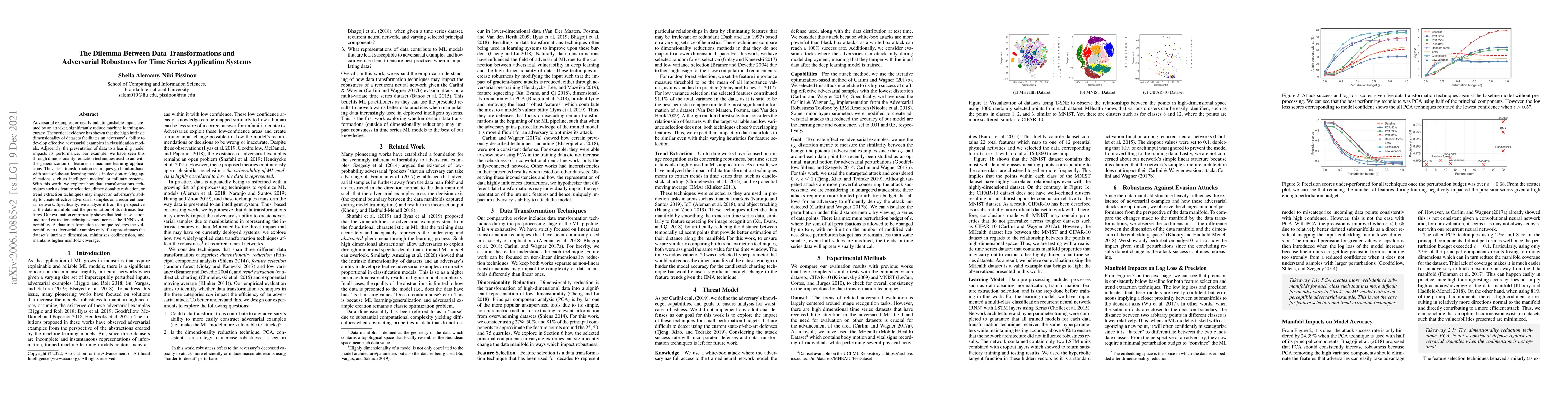 Thumbnail for The Dilemma Between Data Transformations and Adversarial Robustness for
  Time Series Application Systems