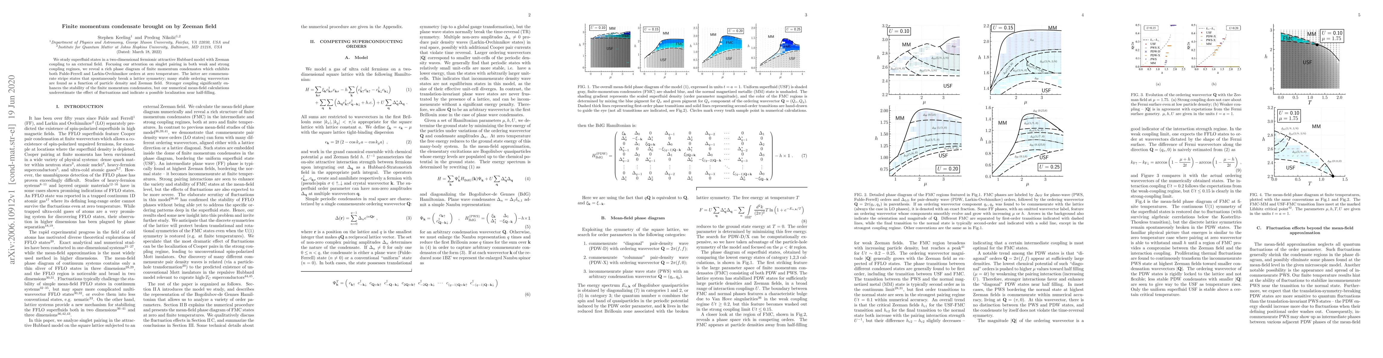 Thumbnail for Finite momentum condensate brought on by Zeeman field