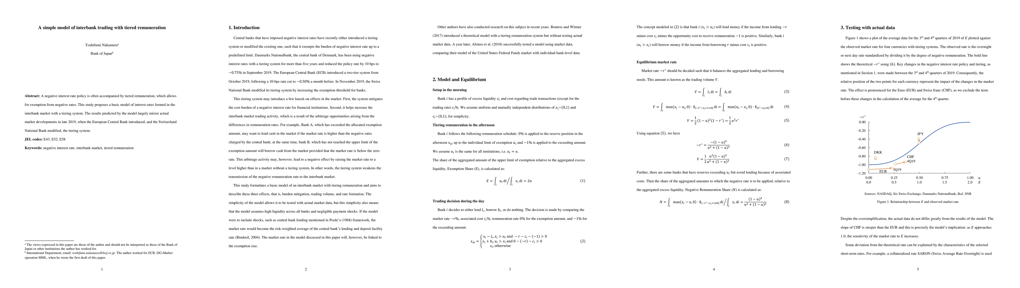 Thumbnail for A simple model of interbank trading with tiered remuneration