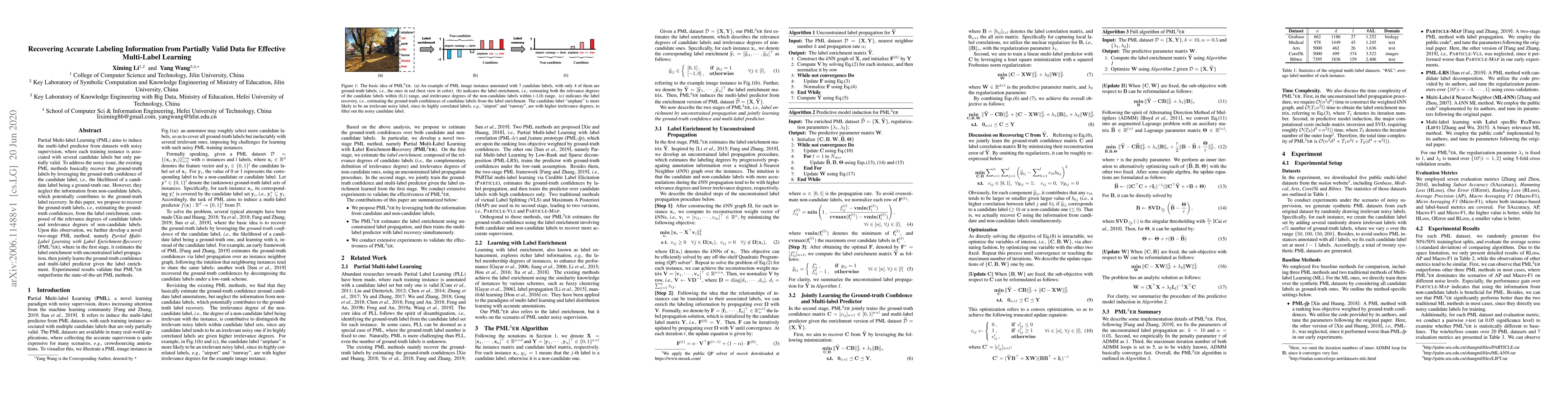 Thumbnail for Recovering Accurate Labeling Information from Partially Valid Data for
  Effective Multi-Label Learning