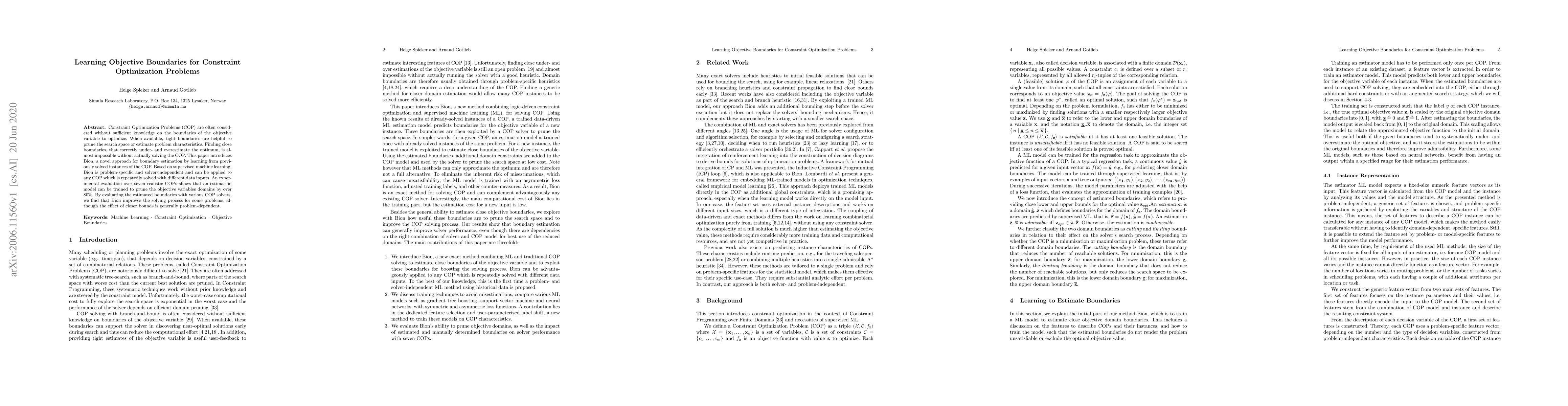 Thumbnail for Learning Objective Boundaries for Constraint Optimization Problems