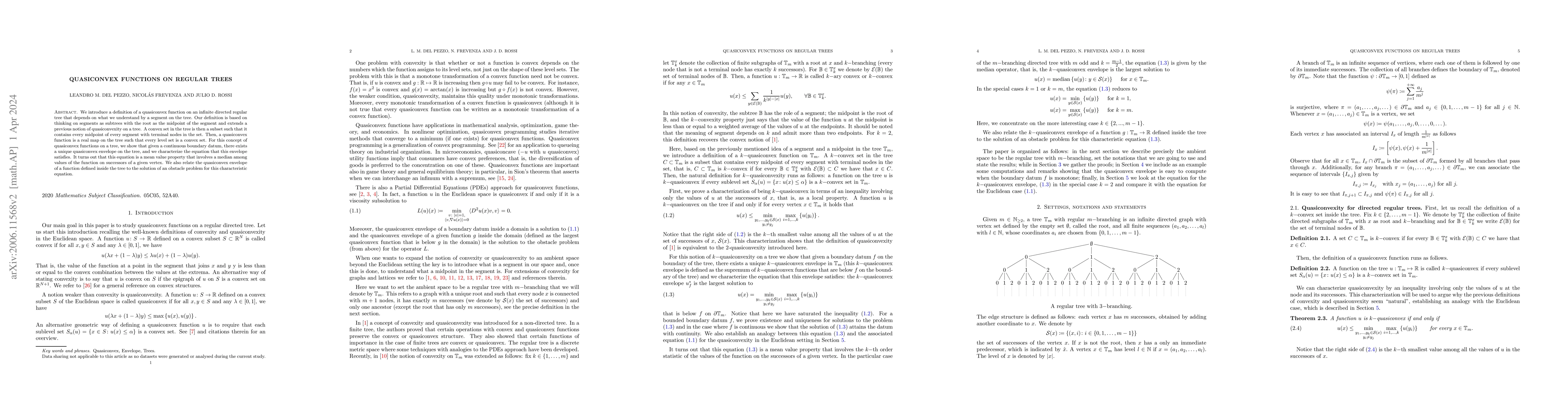 Thumbnail for Quasiconvex functions on regular trees