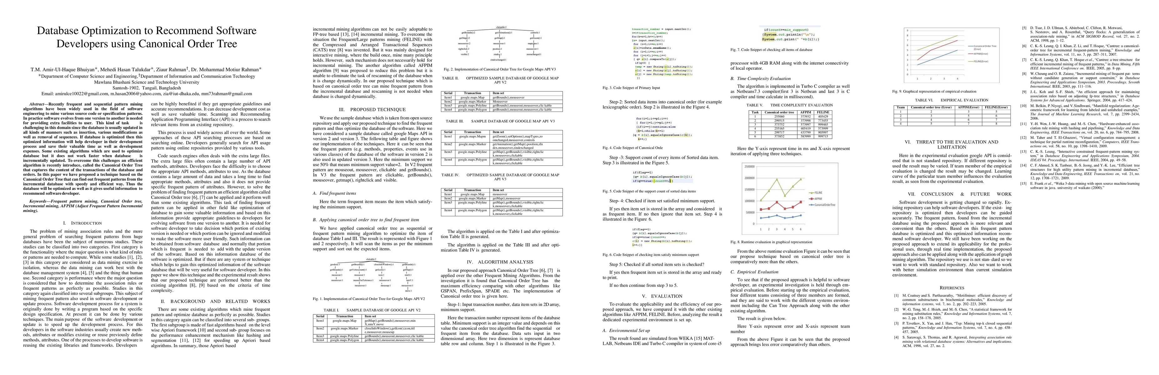 Thumbnail for Database Optimization to Recommend Software Developers using Canonical
  Order Tree