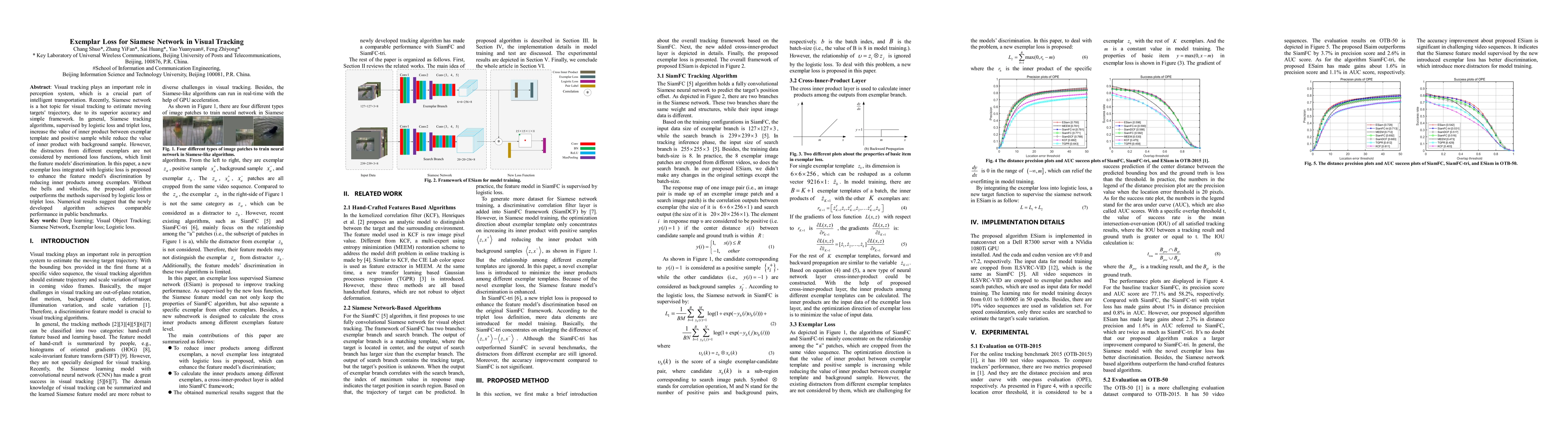 Thumbnail for Exemplar Loss for Siamese Network in Visual Tracking