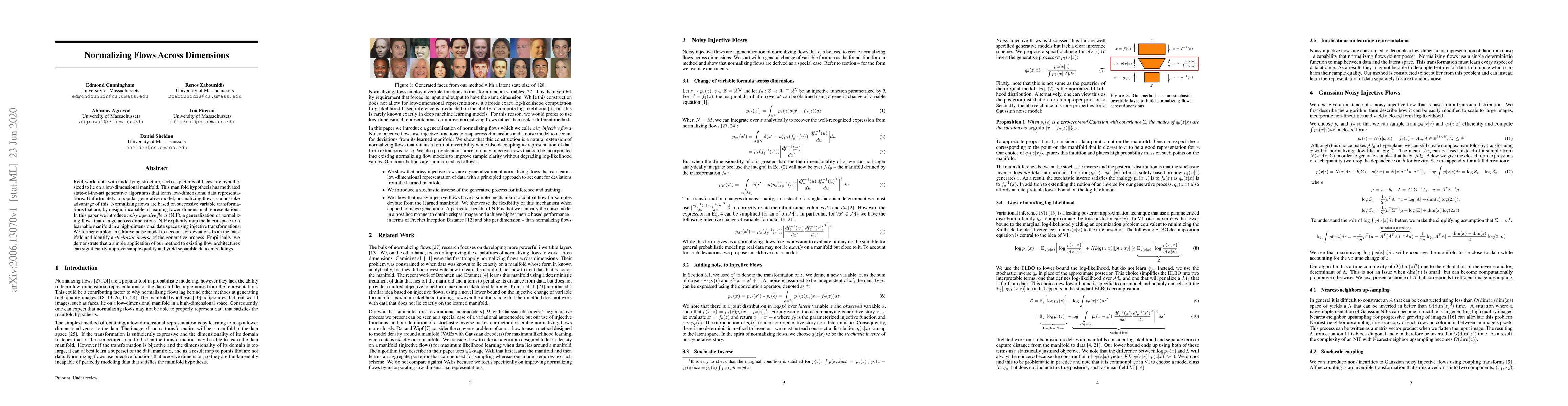 Thumbnail for Normalizing Flows Across Dimensions