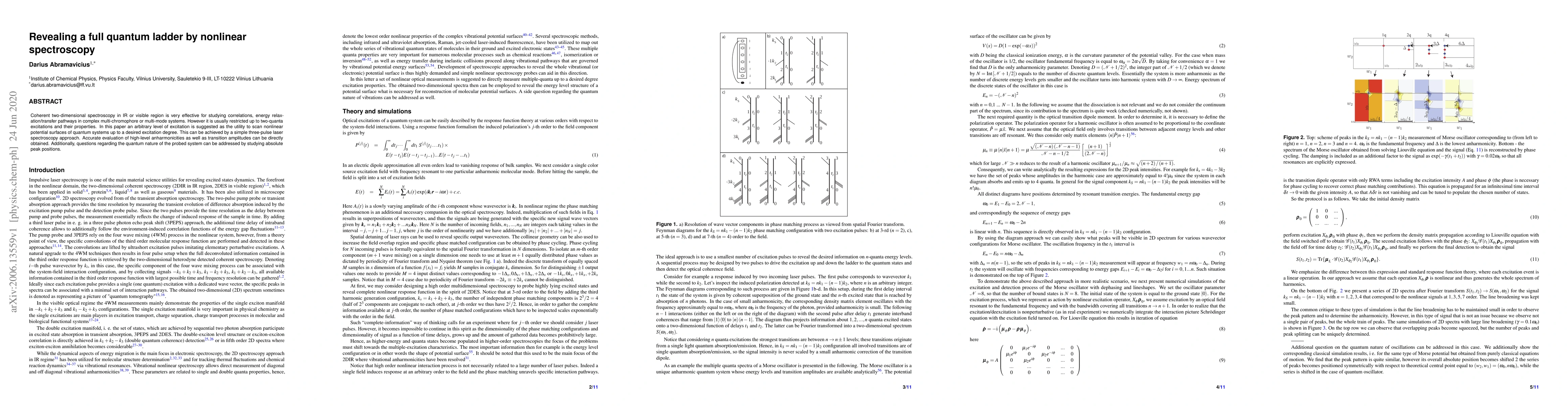 Thumbnail for Revealing a full quantum ladder by nonlinear spectroscopy