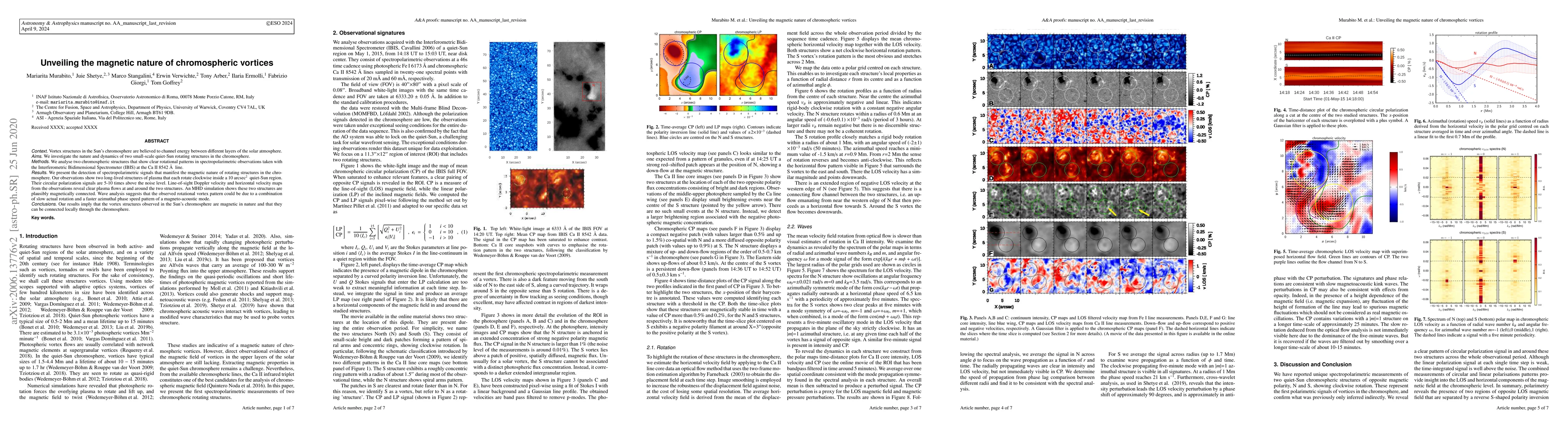 Thumbnail for Unveiling the magnetic nature of chromospheric vortices