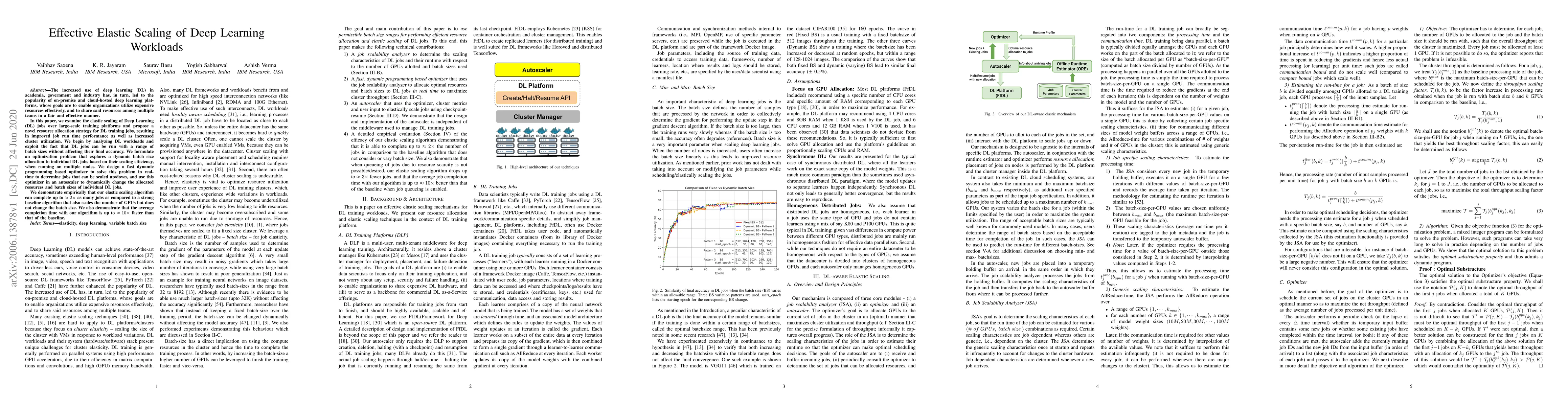 Thumbnail for Effective Elastic Scaling of Deep Learning Workloads