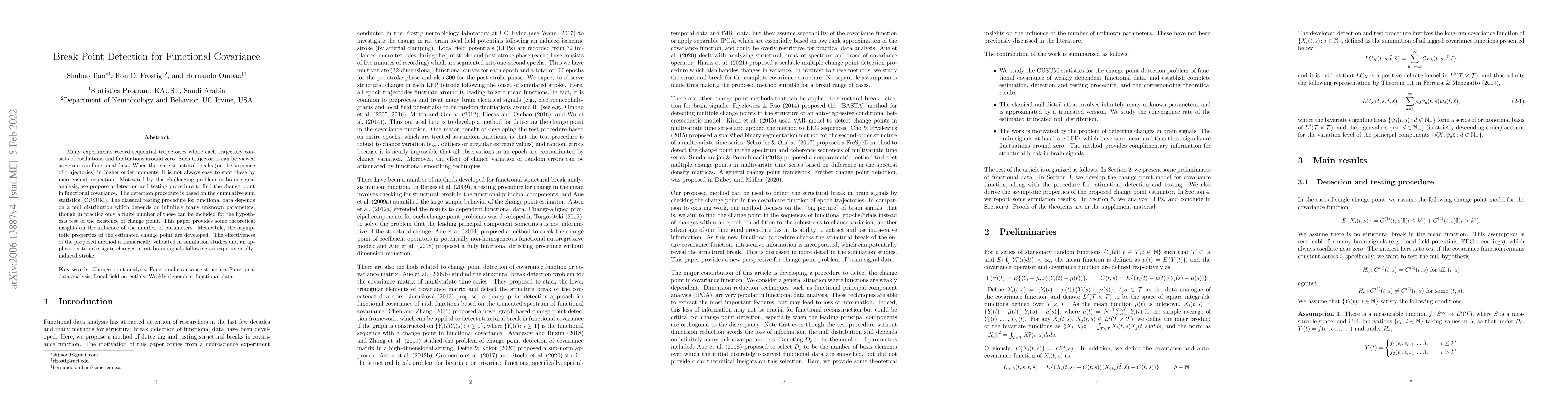 Thumbnail for Break Point Detection for Functional Covariance