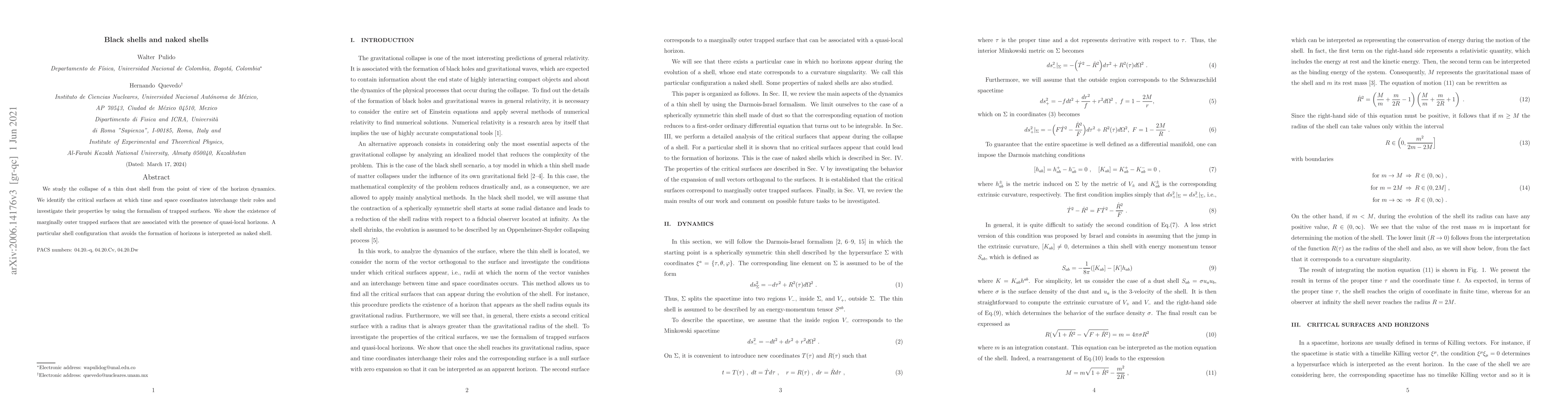 Thumbnail for Black shells and naked shells