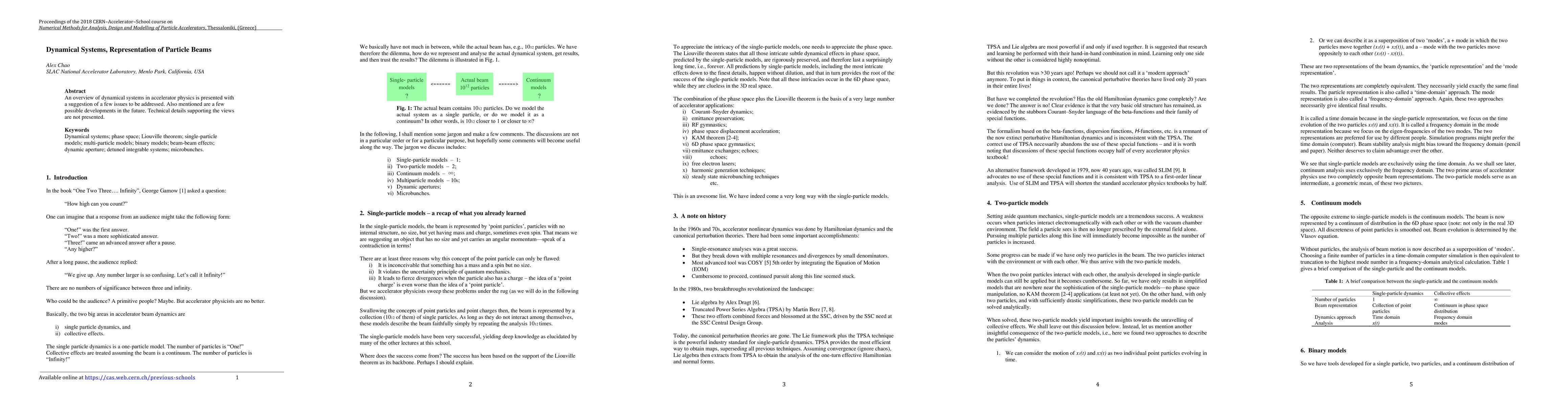 Thumbnail for Dynamical Systems, Representation of Particle Beams