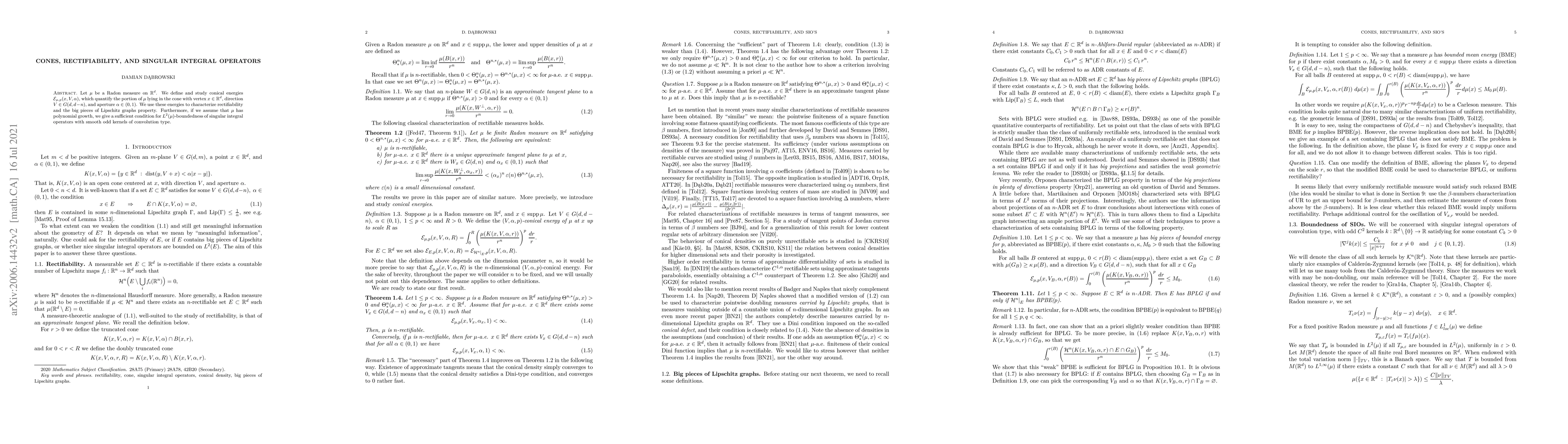 Thumbnail for Cones, rectifiability, and singular integral operators