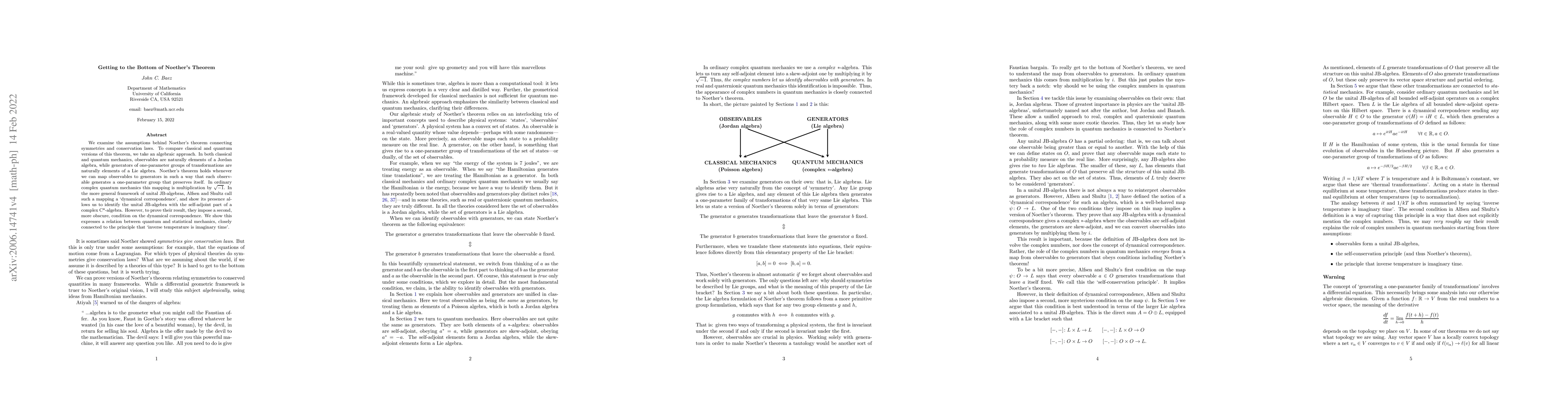 Thumbnail for Getting to the Bottom of Noether's Theorem
