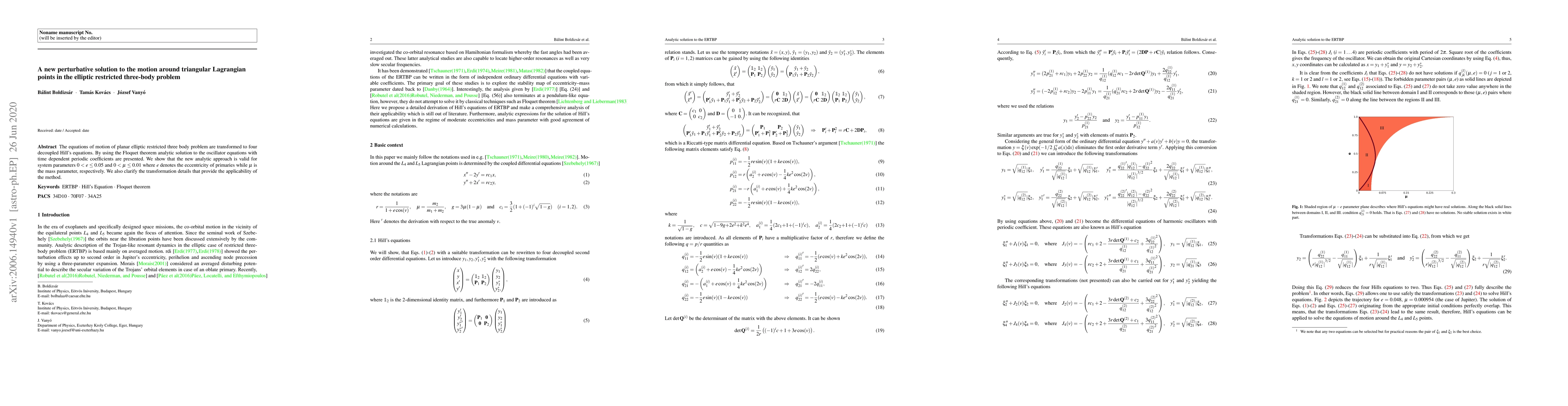 Thumbnail for A new perturbative solution to the motion around triangular Lagrangian
  points in the elliptic restricted three-body problem