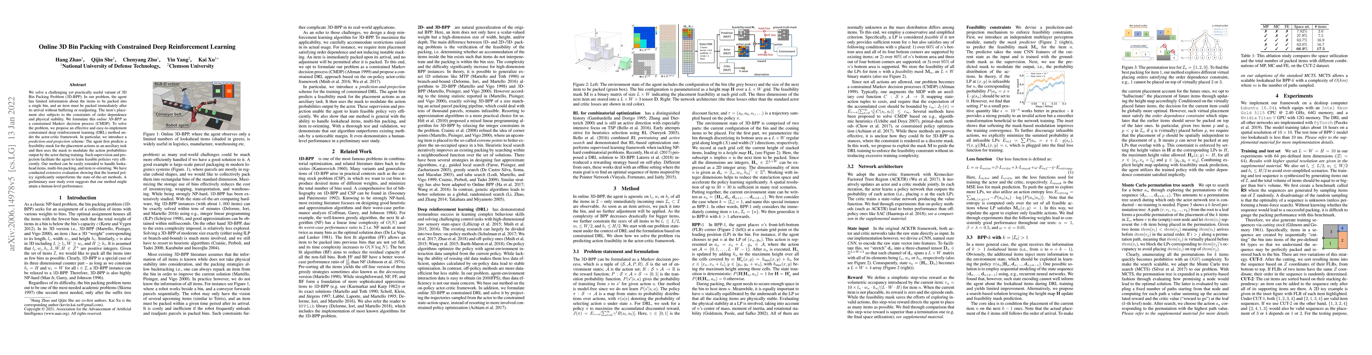 Thumbnail for Online 3D Bin Packing with Constrained Deep Reinforcement Learning